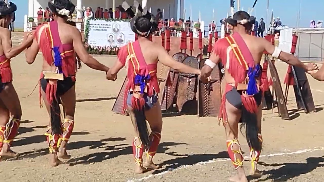 War of sema dance  by khumishi village GB trophy Aghunato