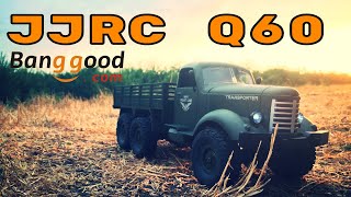 JJRC Q60 6x6 1/16 Scale Military RC Truck. Banggood Review screenshot 1