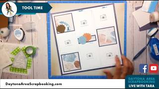 Tool Time with Tara: Embossed Scallop Shell Punch, Stencils, Ink & Brushes