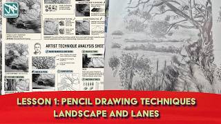 Lesson 1 Landscape Drawing In Pencils techniques and Materials! screenshot 4