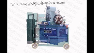 thread rolling machine, thread cutting machine, rebar coupler, rebar upset forging machine