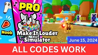 *All CODES WORK* Make It Louder Simulator ROBLOX, June 15, 2024