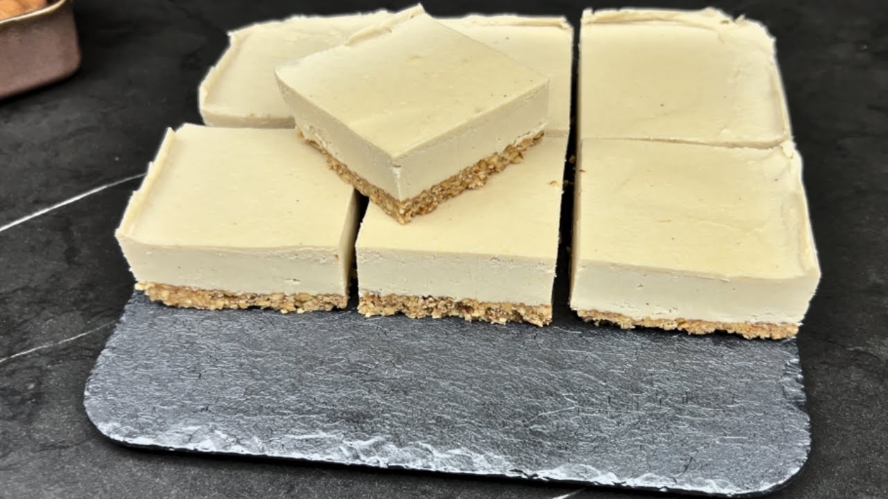 I don't buy protein bars anymore; I make these lemon protein bars instead