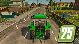 ZIELONKA [1] Zwiedzamy POLSKĄ Wieś w Farming Simulator 25 screenshot 5