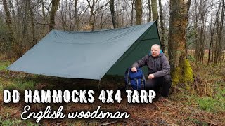 Dd Hammocks 4X4 Tarp Setup For Low Hammock Setup Or Low Profile Tents.