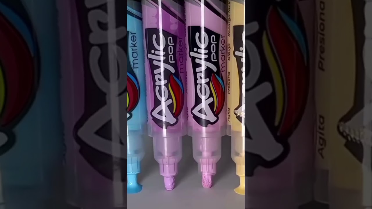 Let's Activate Acrylic paint Markers 🎨