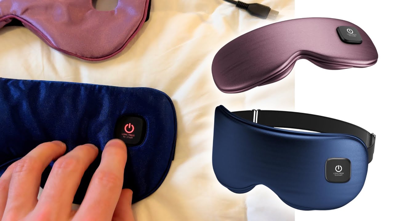 Heated Eye Mask – Cordless Eye Mask for Dry Eyes, Sleep & Eye Relief | Rechargeable Heating Pad