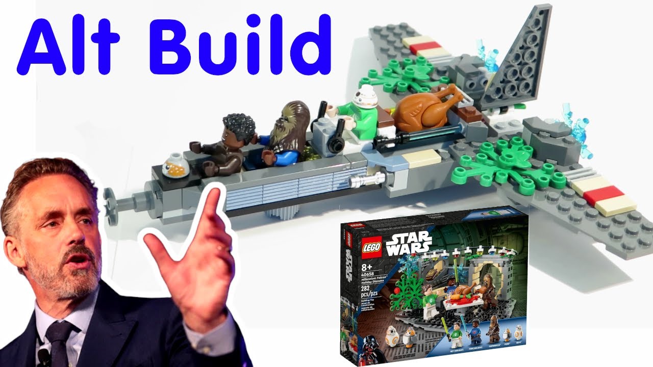 Dope spaceship alt build for LEGO Star Wars 40658 Millennium