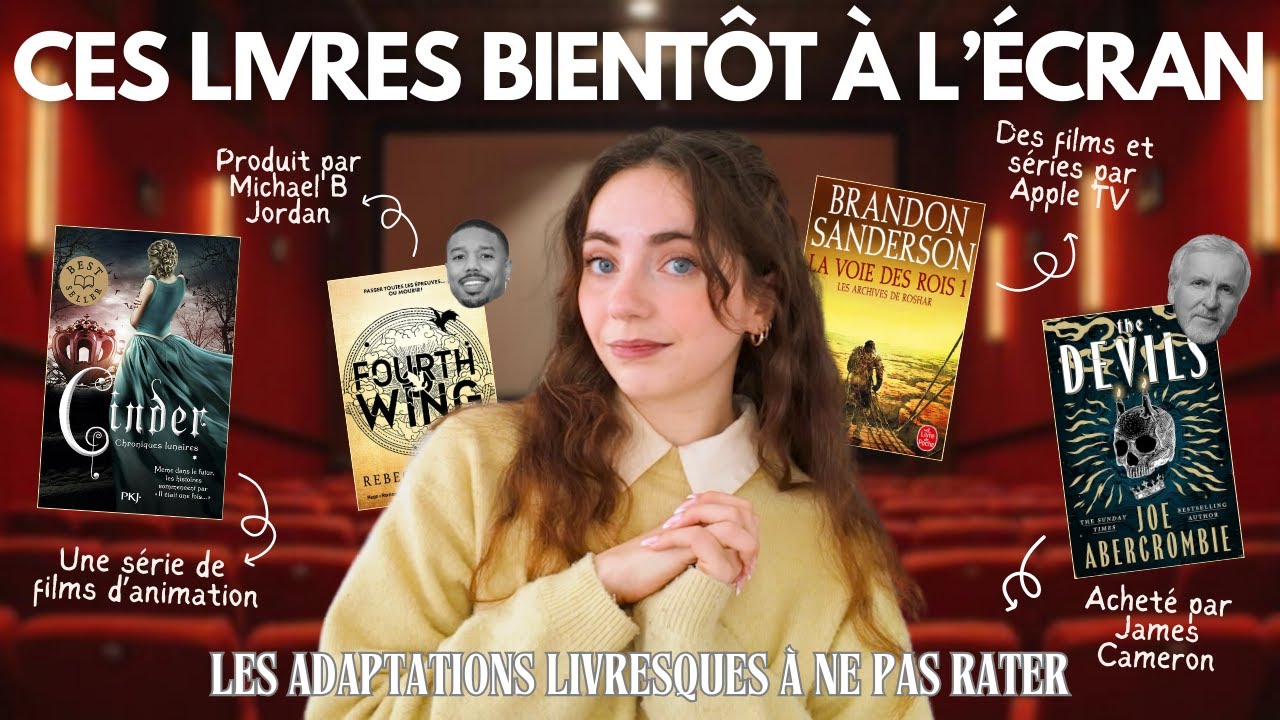 Ces livres bientôt à l'écran 🍿🎥🎬 20 adaptations à ne pas rater