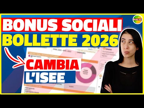 Video BONUS BOLLETTE 2026: Nuove Soglie ISEE Arera! Sconti Luce, Gas, Acqua e TARI