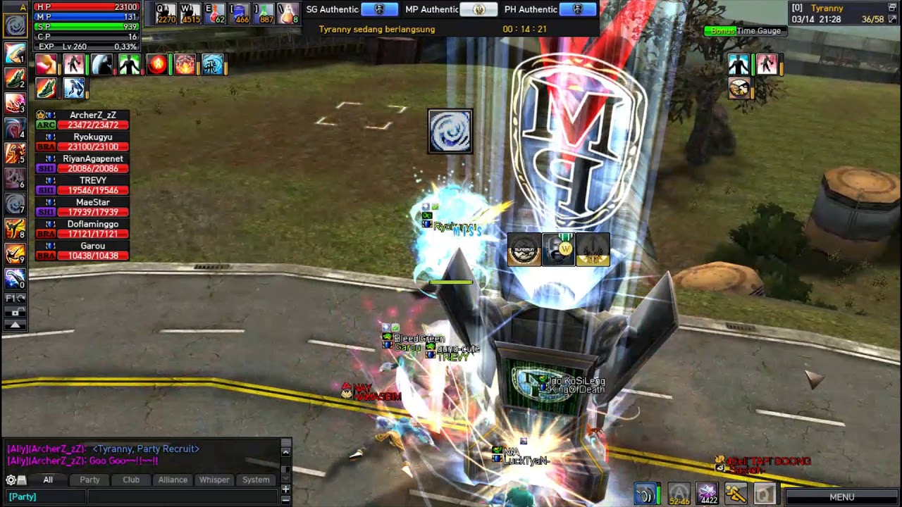 New Ran Online - Diserang dari berbagai arah, gak kuat!