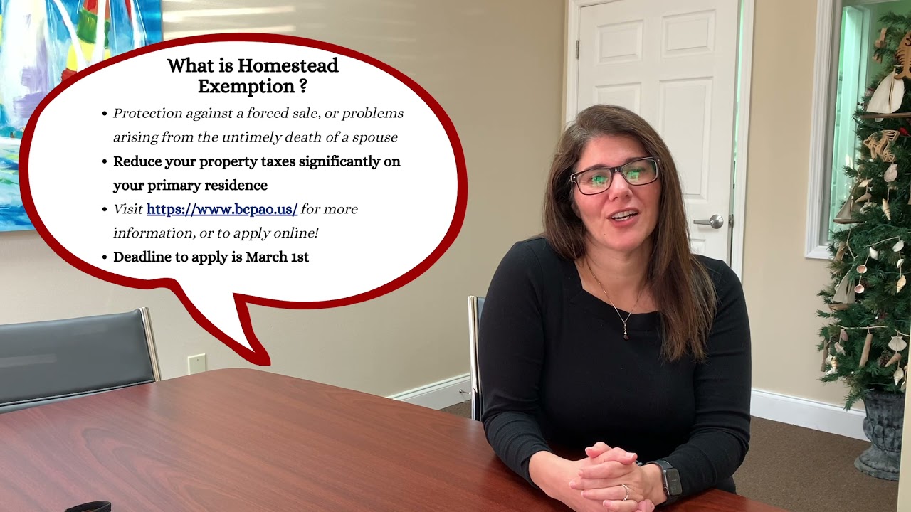 Homestead Exemption Brevard County Florida YouTube