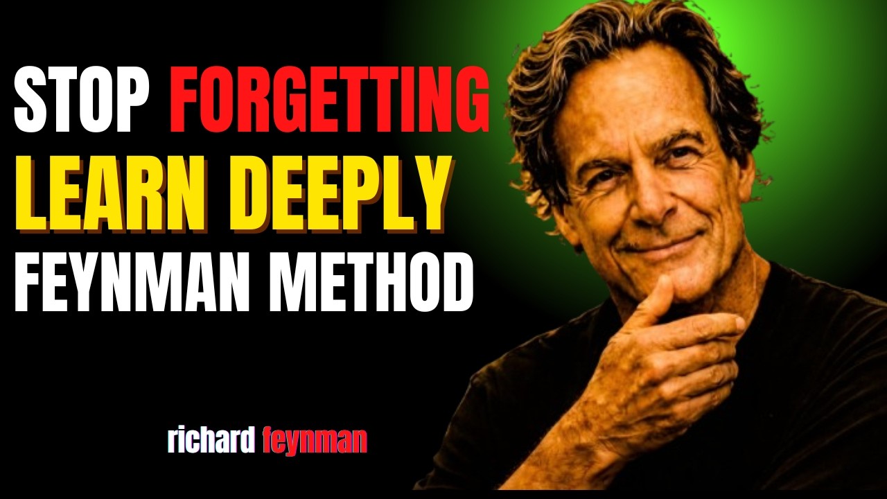 One Feynman Rule for a Lifetime Memory | Richard Feynman Motivation & Learning Secret