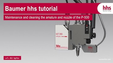 How to maintain and clean the amature and nozzle of the P-500 | hhs tutorials