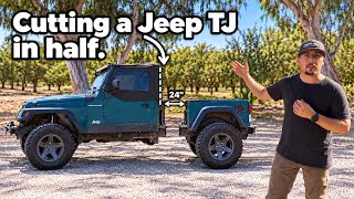 The Jeep Wrangler Tj Truck Build Ep2: Cutting The Jeep In Half.