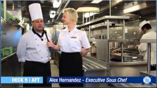 What are the cruise ship crew areas like?! - Celebrity ship tour