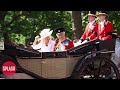 King Charles III And Queen Camilla Arrive In Ascot Landau During Trooping The Colour