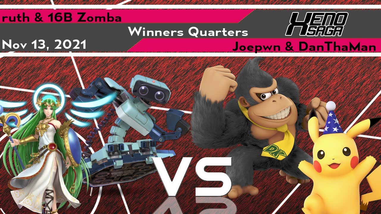 [Smash Ultimate] Xenosaga XXXVII (W.Quarters) - ruth & 16B  Zomba vs Joepwn & DanThaMan