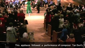 Prairie Ensemble & Pipa soloist Zhou Yi:  Part 3 - Standing Ovation EAST MEETS WEST, Champaign, IL