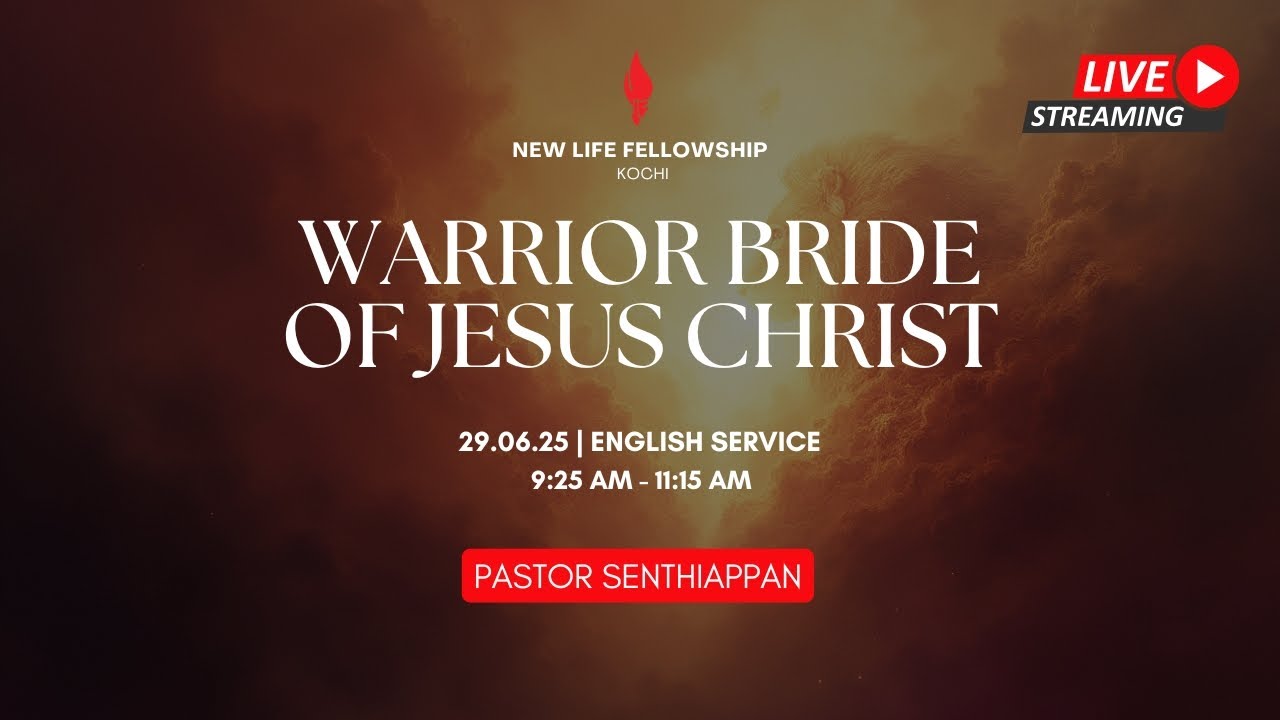 29th June 2025 | Warrior Bride of Jesus Christ | Pastor Senthiappan