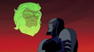 Highfather Threatens Darkseid (Justice League)