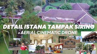 DETAIL ISTANA KEPRESIDENAN TAMPAK SIRING-BALI |  AERIAL CINEMATIC DRONE