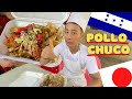 I tried to cook Pollo Chuco (Honduran fried chicken) with banana chips in Honduras 🇭🇳😳🤣