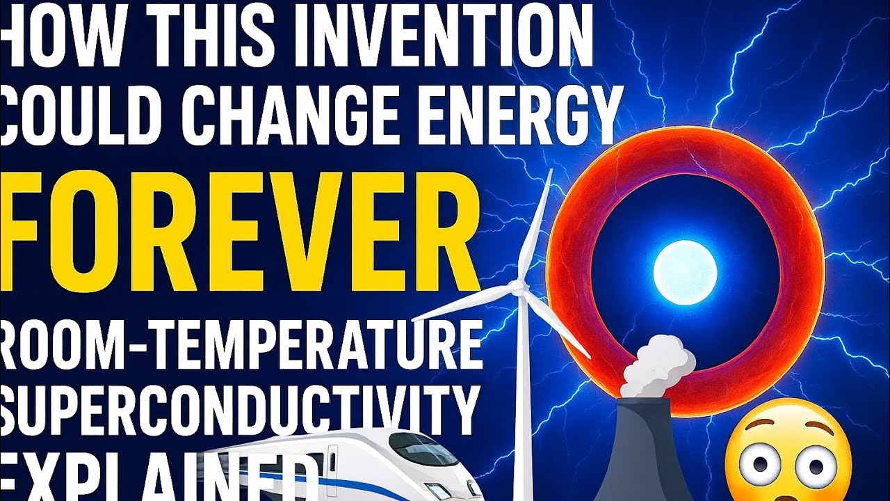 How This Invention Could Change Energy FOREVER (Room-Temperature Superconductivity Explained) 🤯⚡