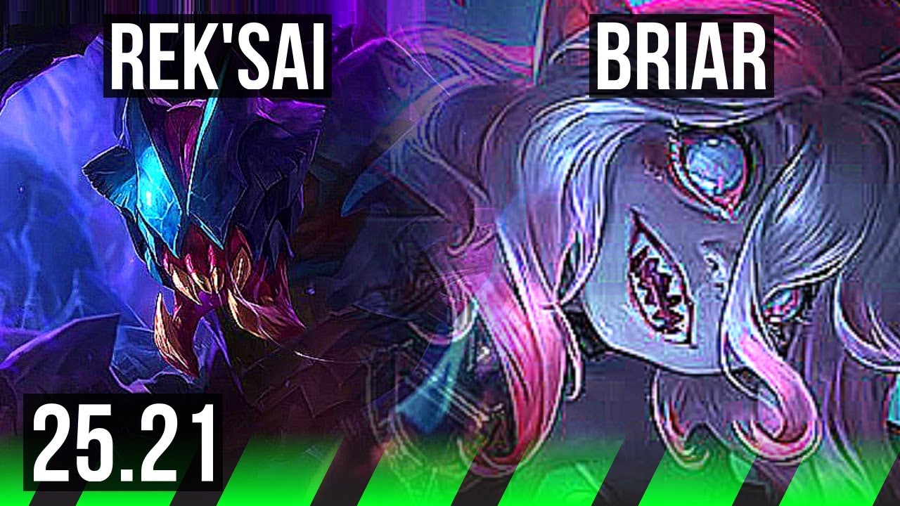 REK'SAI vs BRIAR (JGL) | 13/1/5, Legendary | EUW Diamond | 25.21