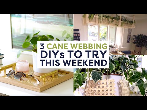 3 Cane Webbing DIYs to Try | DIY Home Decor