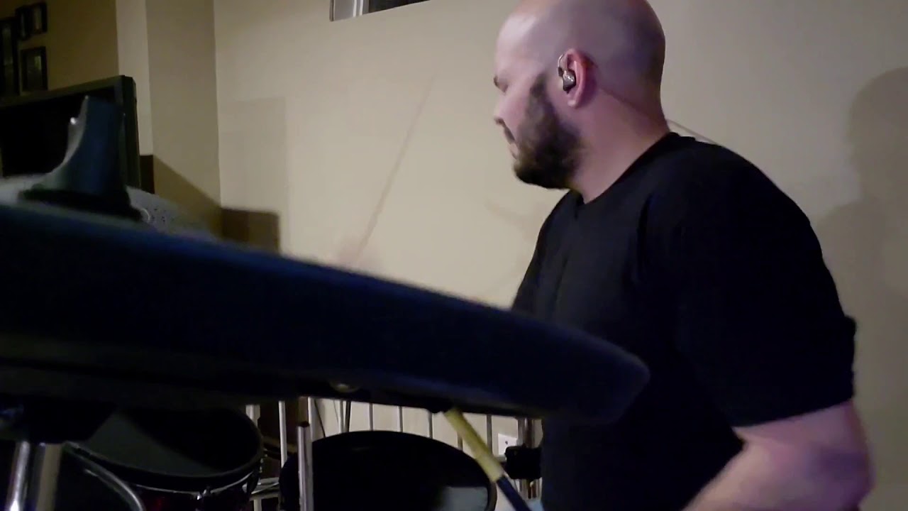 Drum practice. Trophy hunter.