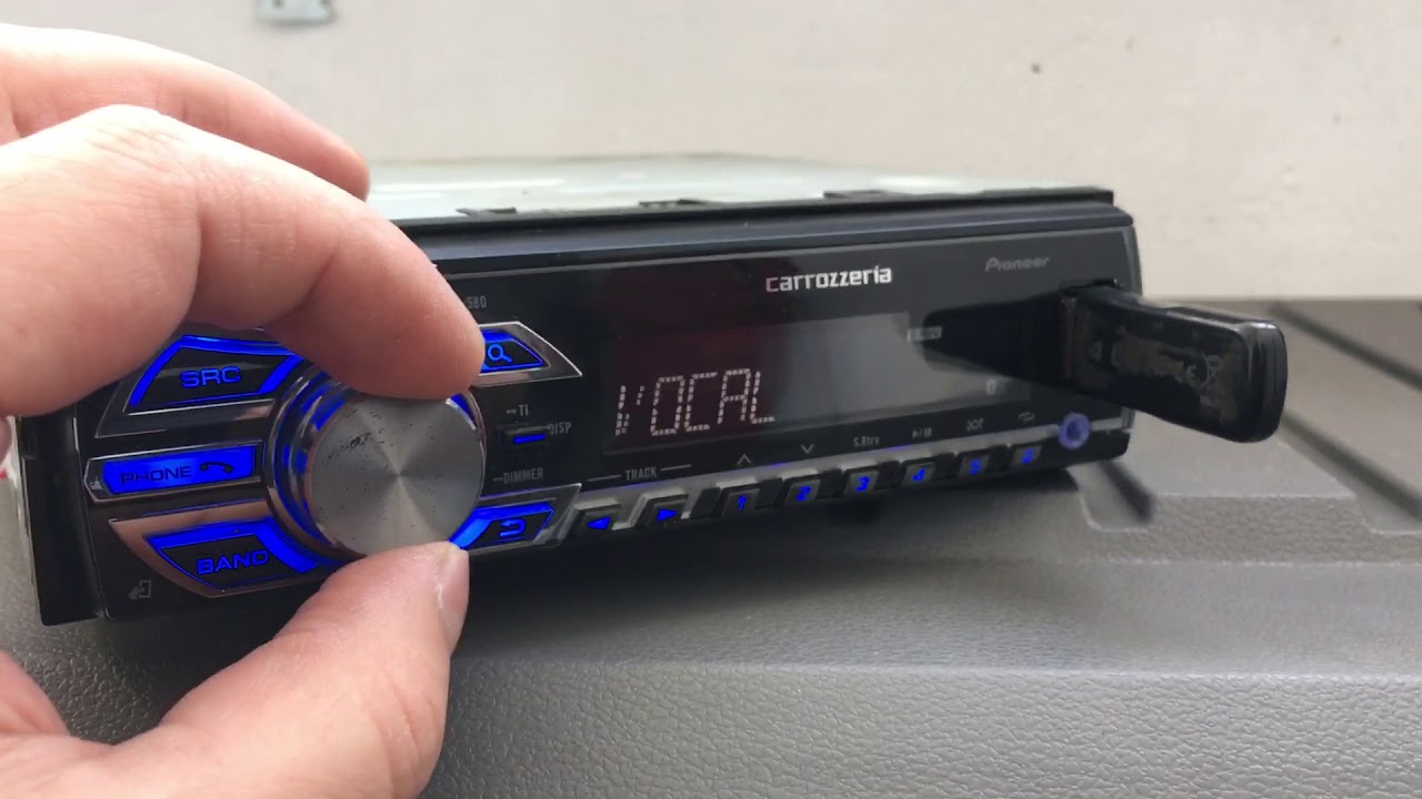 Pioneer carrozzeria MVH-580 Bluetooth　美品 Pioneer carrozzeria mvh-580 test - YouTube