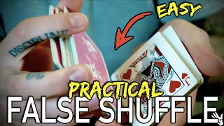 The PERFECT In-The-Hands FALSE SHUFFLE | Reverse Optical Shuffle (Tutorial)