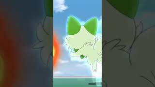 Pikachu and Sprigatito Quick Attack