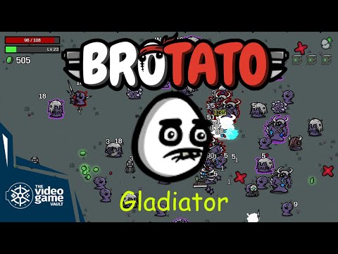Brotato Abyssal Terrors - Gladiator - Danger 0 { PC - 1440 60fps - No Commentary }