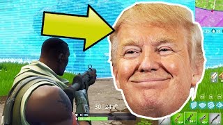 DONALD TRUMP PLAYS FORTNITE??