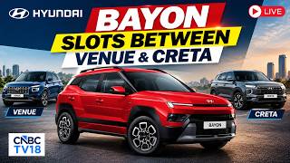 LIVE | Hyundai Bayon India Launch | Price, Features & Details Of New SUV | N18L | CNBC TV18