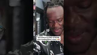KSI walked out MID-STREAM after reading N3on’s chat 😳 #n3on #ksi