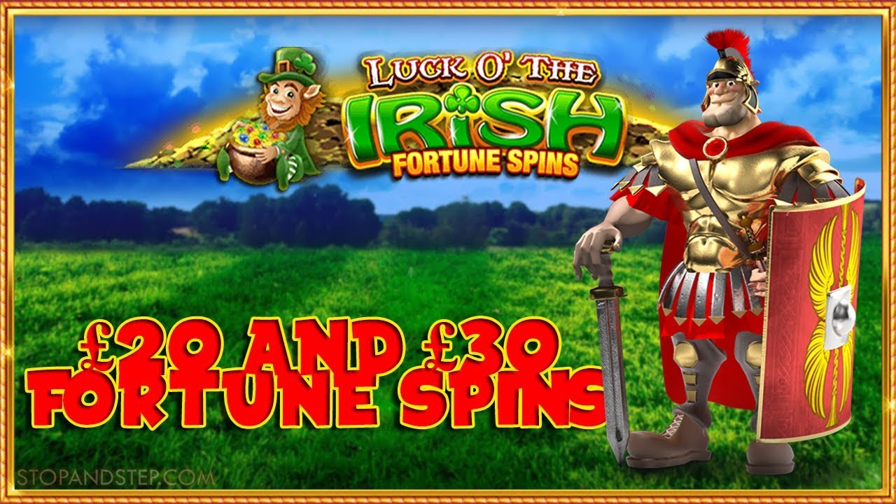Luck O the Irish £20 and Centurion £30 Fortune Spins