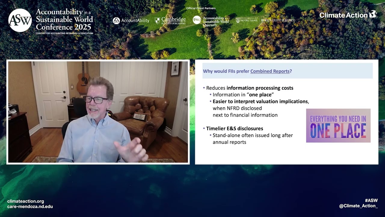 The Impact of Mandatory Sustainability Reporting on Institutional Investment—Mark DeFond