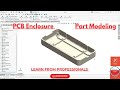 Designed an Enclosure for PCB in SolidWorks.