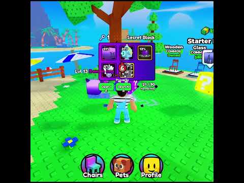 Opening Secret Block in Finish the word #roblox