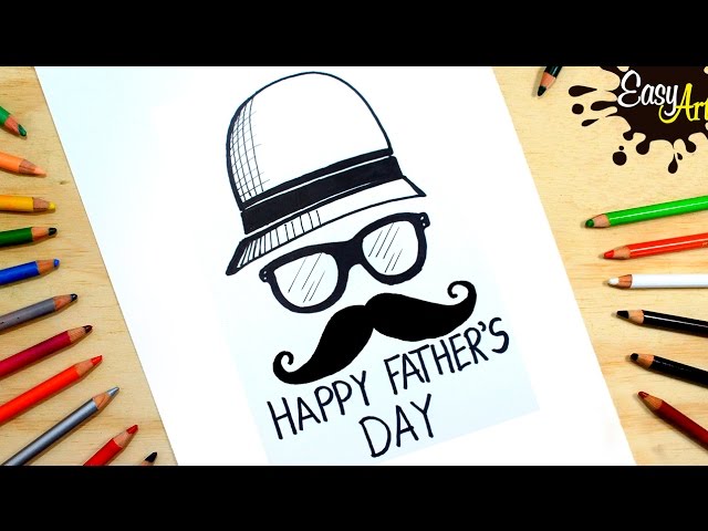 Como hacer una tarjeta dia del padre │how to make Father's day card -  YouTube