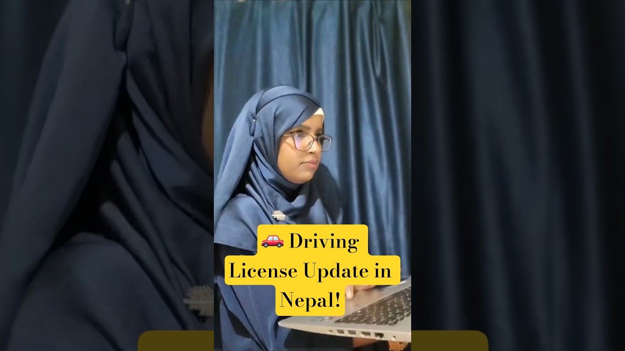 🚗 Driving License Update in Nepal!
