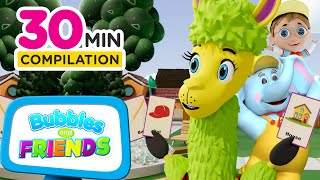 Bubbles & Friends Rhyming Game - The Best Nursery Rhyme Game Ever + More! | Cartoons for Kids screenshot 1