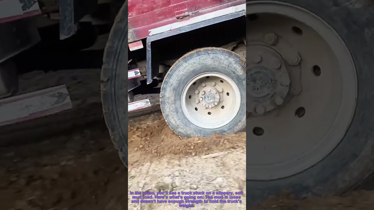 Truck Stuck in Mud: Handling Slippery Terrain