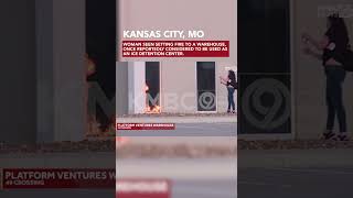 Woman seen trying to set fire to south Kansas City warehouse tied to previous ICE detention proposal