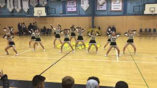 ASIJ Varsity Cheer Halftime 06DEC2016
