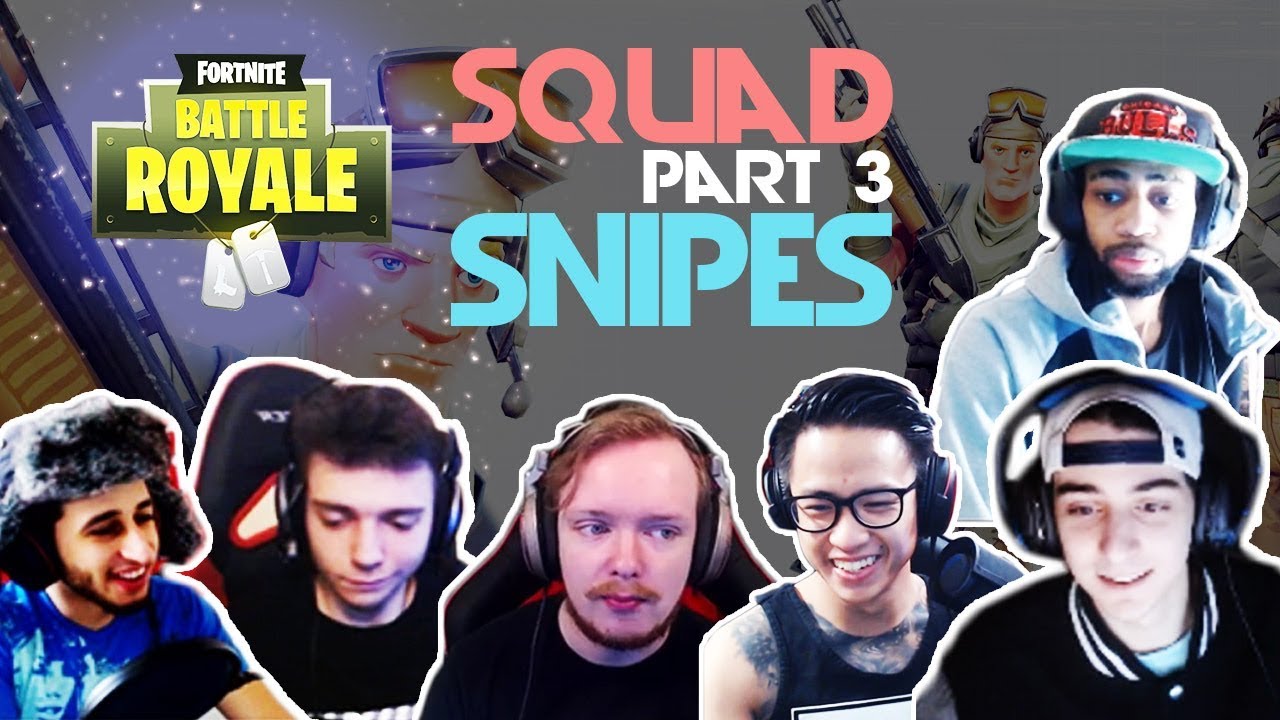 Daequan Spacelyon Cloakzy ParallaxG Aipha H1ghsky1 Saint 🥊Squad Snipes🥊 Part 3 (Fortnite)