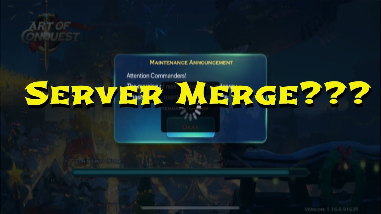 Art of Conquest - Server Maintenance Period